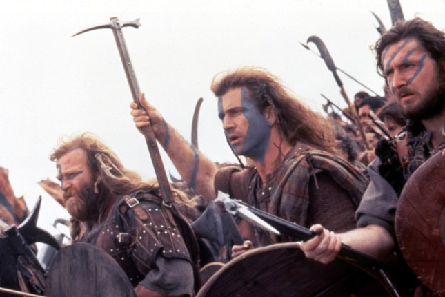 BRAVEHEART, Brendan Gleeson, Mel Gibson, David O'Hara, 1995, TM and Copyright (c)20th Century Fox Fi