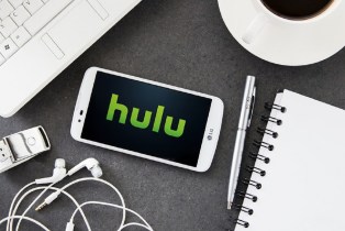 Hulu logo on phone