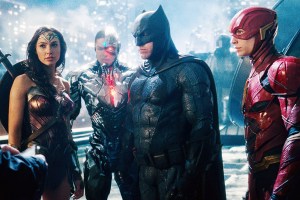 Wonder Woman, Cyborg, Batman, and the Flash in 'Justice League'