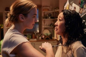 Jodie Comer and Sandra Oh in 'Killing Eve'