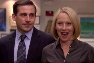Steve Carell and Amy Ryan on 'The Office'