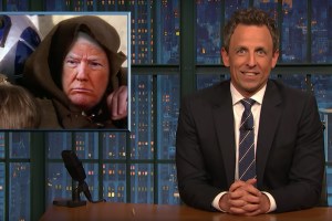 Seth Meyers calls Trump "a shitty Jedi"