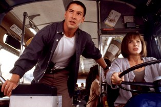 Keanu Reeves and Sandra Bullock in 'Speed'