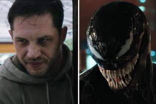 Tom Hardy and Venom from 'Venom'