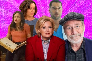 collage of Murphy Brown (CBS The Cool Kids (Fox) The Conners (ABC) New Amsterdam (NBC) Charmed (The CW)