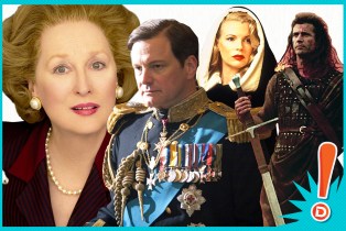 collage of King's Speech, BraveHeart, The Iron Lady, L.A. Confidential