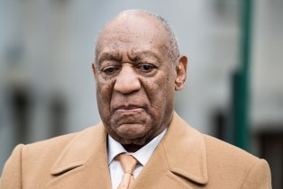 Bill Cosby looking sad