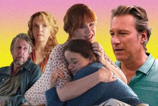 collage of Molly Ringwald in The Kissing Booth John Corbett in To All The Boys I've Loved Before Alan Ruck and Lea Thompson in Sierra Burgess is a Loser