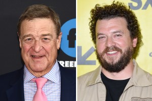 John Goodman smiling; Danny McBride smiling