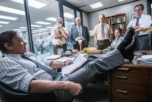 Tom Hanks, Bob Odenkirk, David Cross, and Carrie Coon in 'The Post'