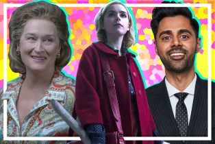 Collage of CHILLING ADVENTURES OF SABRINA, PATRIOT ACT WITH HASAN MINHAJ, and THE POST