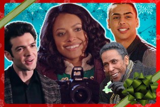 collage of the cast of the Holiday Calendar