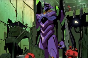 Purple robot dude in 'Neon Genesis Evangelion' trailer