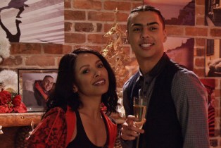 Kat Graham and Quincy Brown in 'The Holiday Calendar'