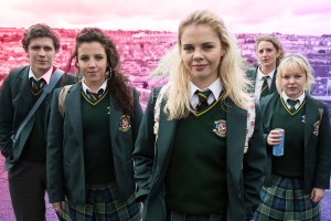 Photo Illustration of the cast of Derry Girls