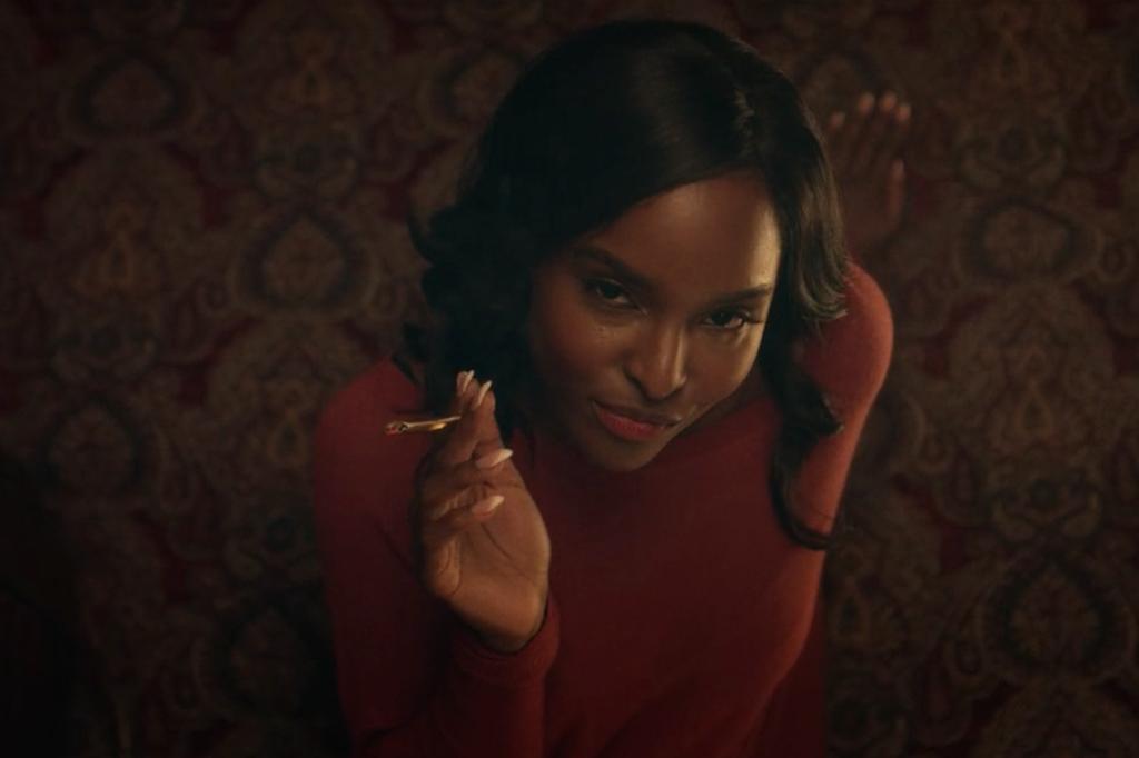 Antoinette Robertson smokes a joint while receiving oral sex in 'Dear White People'