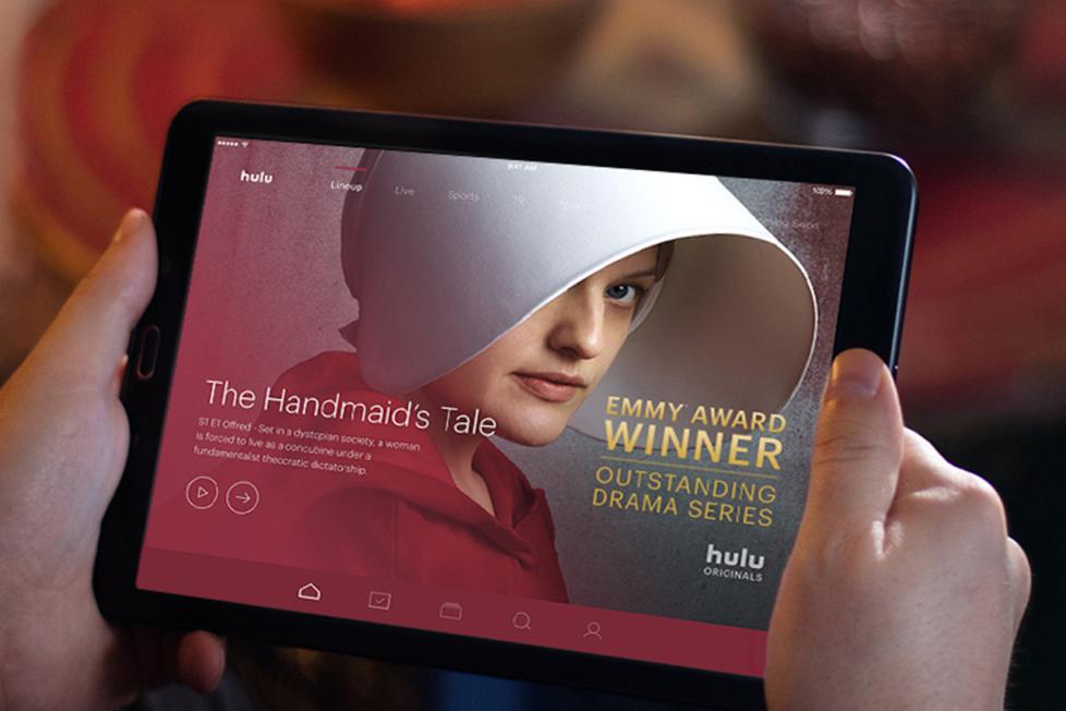 'The Handmaids Tale' on Hulu's tablet interface