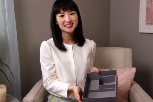 Tidying Up with Marie Kondo, with boxes