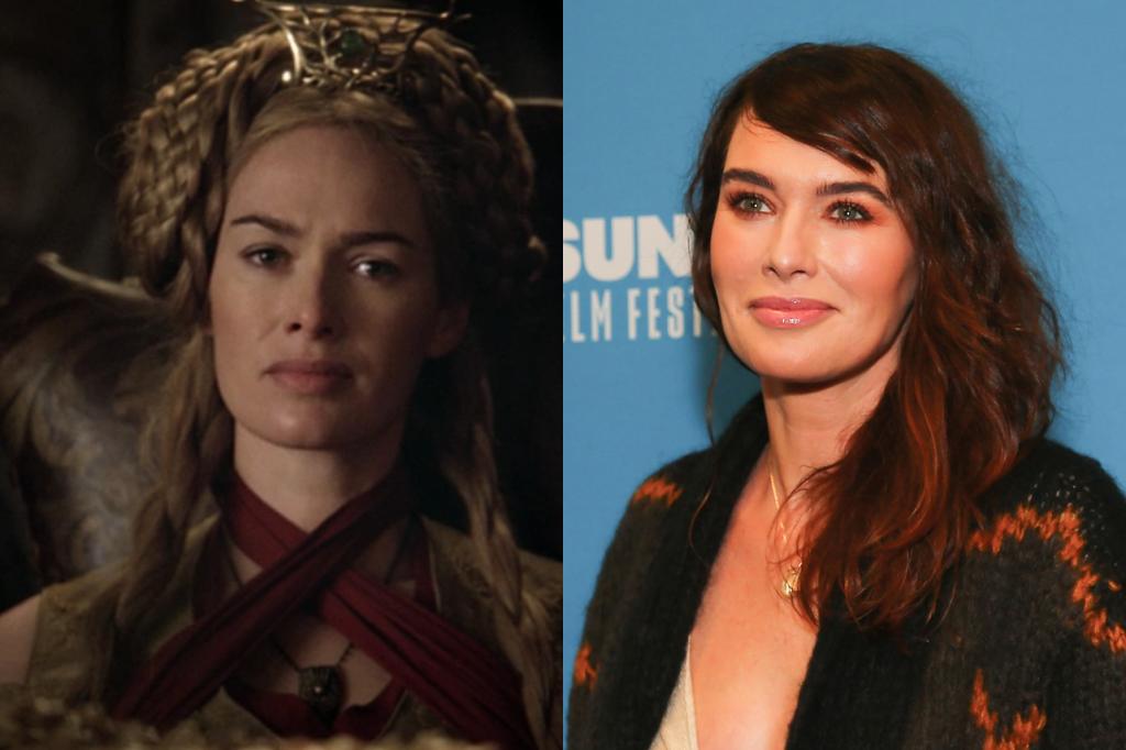 Side by side of Cersei and Lena Headey