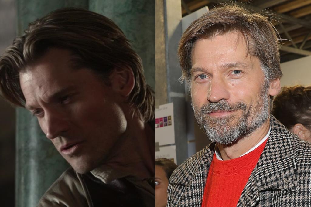 Side by side of Jaime and Nikolaj Coster-Waldau