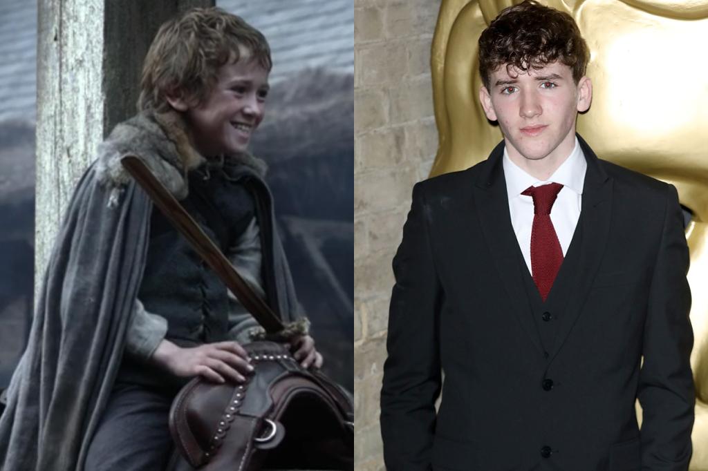 Side by side of Rickon Stark and Art Parkinson