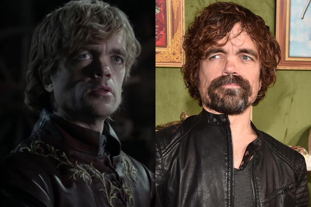Side by side of Tyrion Lannister and Peter Dinklage