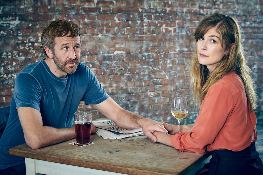 Chris O'Dowd and Rosamund Pike in State of the Union