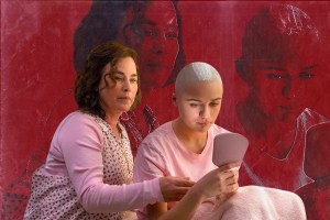 photo illustration of Joey King and Patricia Arquette in THE ACT