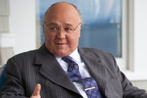 Russell Crowe as Roger Ailes in The Loudest Voice