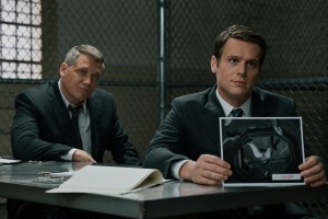 Holt McCallany and Jonathan Groff in Mindhunter Season 1