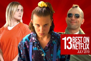 collage of Stranger Things Taxi Driver Orange is the New Black