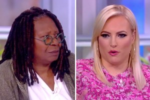 Whoopi Goldberg and Meghan McCain on The View