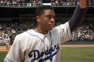 Chadwick Boseman in 42