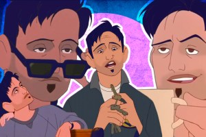 collage of Dean from Iron Giant