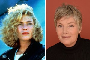 Kelly McGillis in Top Gun; Kelly McGillis in 2013