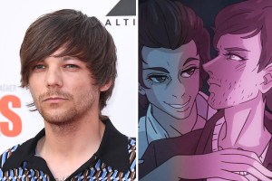 Louis Tomlinson; Animated Harry Styles and Louis Tomlinson in Euphoria