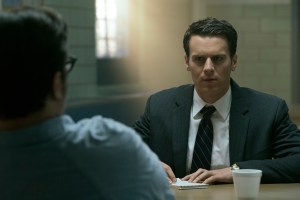 Jonathan Groff and Cameron Britton in Mindhunter Season 1