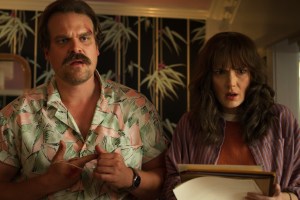 Hopper and Joyce in Stranger Things 3