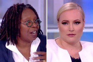 Whoopi Goldberg and Meghan McCain on The View