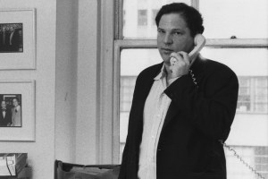 American film producer Harvey Weinstein in 1989