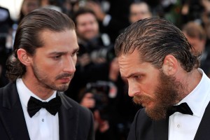 Shia LaBeouf and Tom Hardy at Cannes