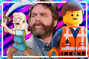 collage of Between Two Ferns: The Movie Disenchantment: Part 2 The Lego Movie 2: The Second Part