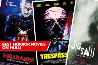 collage of Hellraiser, Tresspassers, Jigsaw movie posters