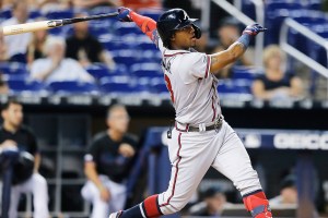 Ronald Acuna batting