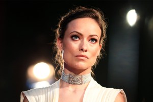 Olivia Wilde looks annoyed in 2016