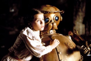 RETURN TO OZ, Fairuza Balk as Dorothy w/Tik Tok, the mechanical man, 1985