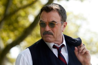 Tom Selleck looking suave on Blue Bloods