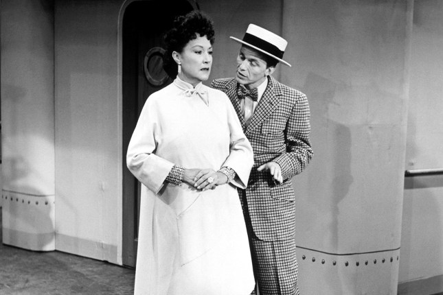 THE COLGATE COMEDY HOUR, from left: Ethel Merman, Frank Sinatra, 'Anything Goes,' (season 4, episode