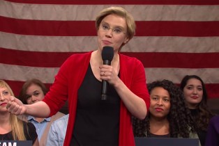 ELIZABETH WARREN SNL KATE MCKINNON