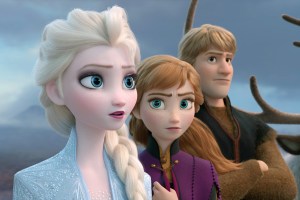 Anna, Elsa, and Kristoff in Frozen 2